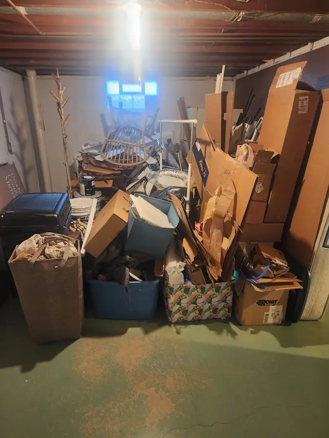 Roll-off dumpster container at job site for Concrete Dumpster Rental in Mansfield